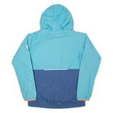 JACK WOLFSKIN Boys Rain Jacket Blue Hooded XL