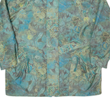 Womens Jacket Green 90s Crazy Pattern XL