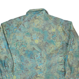 Womens Jacket Green 90s Crazy Pattern XL