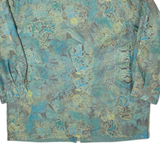 Womens Jacket Green 90s Crazy Pattern XL