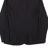 Womens Blazer Jacket Black 90s Striped UK 10