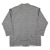 RENE FONTAINE Womens Blazer Jacket Grey L