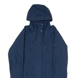 JACK WOLFSKIN Lightweight Womens Parka Jacket Blue Hooded M