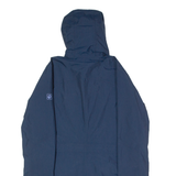 JACK WOLFSKIN Lightweight Womens Parka Jacket Blue Hooded M