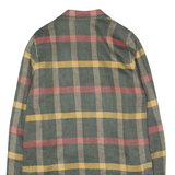 JOSEPH JANARD Womens Blazer Jacket Green Linen Check UK 8