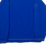 MERCEDES-BENZ Mens Windbreaker Jacket Blue Nylon 90s Striped M