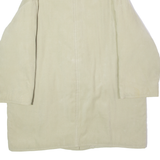 DONAIRE Womens Overcoat Coat Beige Velvet Viscose 90s UK 14