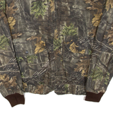 TRAILCREST Mens Jacket Brown Camouflage L