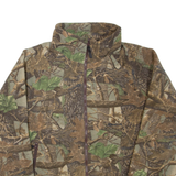CABELA'S Mens Fleece Jacket Brown 2XL