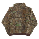 CABELA'S Mens Fleece Jacket Brown 2XL