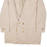 PIERRETTE.B Womens Blazer Jacket Beige Wool M