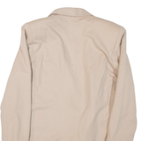PIERRETTE.B Womens Blazer Jacket Beige Wool M