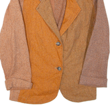 MIRO Womens Blazer Jacket Orange M