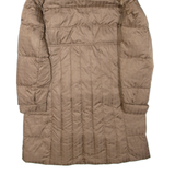 COLUMBIA Womens Puffer Jacket Brown Nylon Hooded M