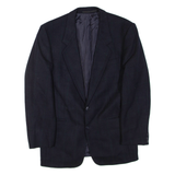 Mens Blazer Jacket Blue Wool M