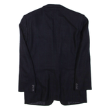 Mens Blazer Jacket Blue Wool M