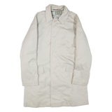 WIND OR RAIN Belted Mens Trench Jacket Cream L