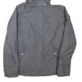 JACK WOLFSKIN Womens Jacket Grey Hooded UK 14