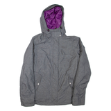 JACK WOLFSKIN Womens Jacket Grey Hooded UK 14