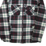 INDIAN HERO Mens Lumberjack Jacket Black Check XL