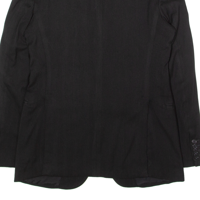 ARMANI COLLEZIONI Mens Blazer Jacket Black Wool M