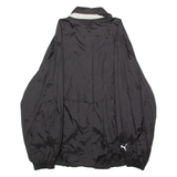 PUMA FC Polisportiva Vevey Mens Rain Jacket Black Nylon M