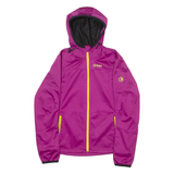 SHERPA Womens Shell Jacket Purple Hooded L