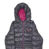 KAPPA Womens Puffer Jacket Black Hooded M