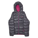 KAPPA Womens Puffer Jacket Black Hooded M