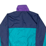 DYNAMITE Womens Shell Jacket Green 90s Colourblock S