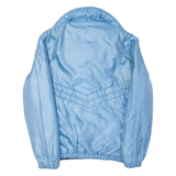 Mens Jacket Blue Hooded M