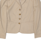 UNITED COLOURS OF BENETTON Womens Blazer Jacket Beige Wool M
