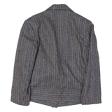 Womens Blazer Jacket Grey Striped S