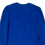 HARDOB Womens Blazer Jacket Blue Wool UK 14