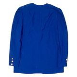 HARDOB Womens Blazer Jacket Blue Wool UK 14