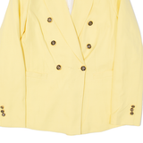 Womens Blazer Jacket Yellow S