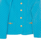 Shirley Womens Quilted Jacket Blue M