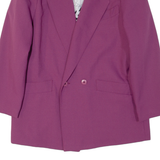 Mens Blazer Jacket Purple S