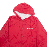 AUBURN Mens Rain Jacket Red Hooded XL