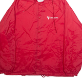 AUBURN Mens Rain Jacket Red Hooded XL