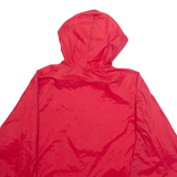 AUBURN Mens Rain Jacket Red Hooded XL