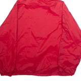 AUBURN Mens Rain Jacket Red Hooded XL