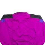 SUNBUSTER Womens Track Jacket Purple Nylon L
