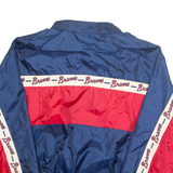 FANS Mens Track Jacket Blue Nylon L