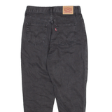 LEVI'S Womens Jeans Grey Relaxed Mom W28 L27