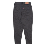 LEVI'S Womens Jeans Grey Relaxed Mom W28 L27