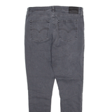 LEVI'S 721 Big E Womens Jeans Grey Slim Skinny Stone Wash W31 L30