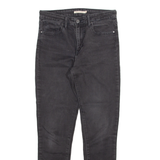 LEVI'S 721 Womens Jeans Grey Slim Skinny Stone Wash W29 L30
