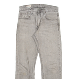 LEVI'S 551 Z Big E Mens Jeans Grey Regular Skinny Stone Wash W28 L30