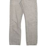 LEVI'S 551 Z Big E Mens Jeans Grey Regular Skinny Stone Wash W28 L30